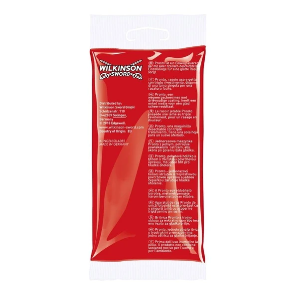 Wilkinson Sword Pronto Tek Bıçaklı 5'li Kullan At Tıraş Bıçağı - 6