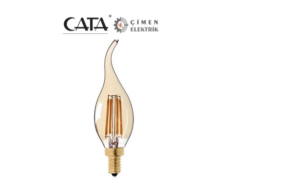 3 ADET CATA CT 4281 4W Rustik Led Ampul 2700K Amber