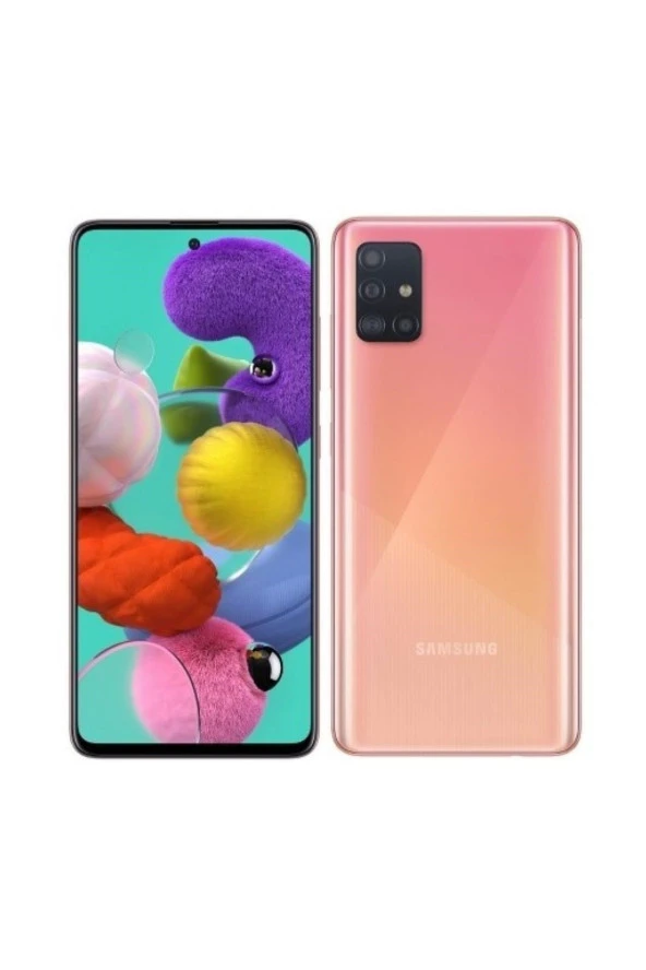 Samsung Galaxy A51 Pembe 128 GB 6 GB Ram YENİLENMİŞ ÜRÜN (Sıfır gibi)