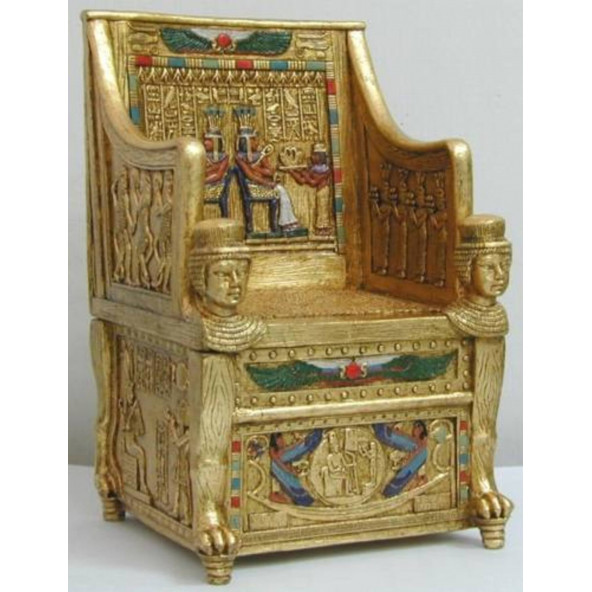 WISE Veronese Serisi-Wise Mısır Tarihi-HEDİYE KUTUSU MISIR KOLTUK-17*11*10 CM.