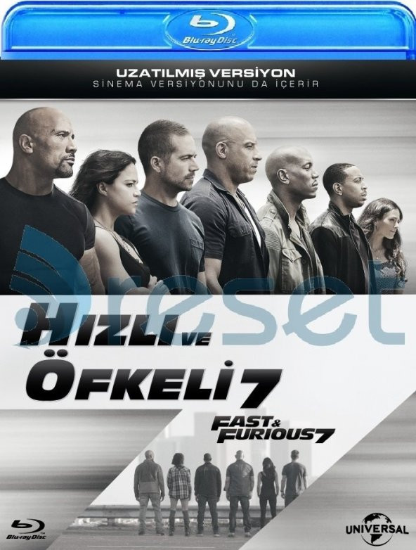 Fast And Furious 7- Hızlı Ve Öfkeli 7 Blu-Ray