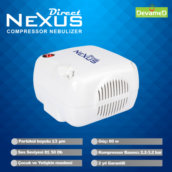 Direct Nexus Kompressörlü Nebülizatör