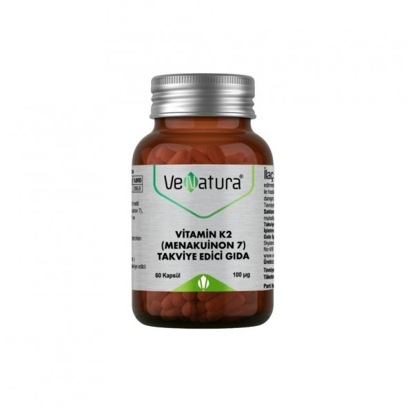 Vitamin K2 (Menakuinon 7) İçeren Takviye Edici Gıda 60 Kapsül - 1