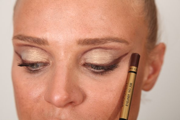 BROOKLIN Göz Kalemi - Eyeliner No: 308 (Mor Kahverengi) - 3