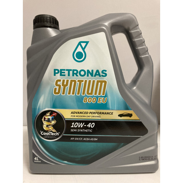 PETRONAS SYNTIUM 800 EU 10W-40 YARI SENTETİK MOTOR YAĞI