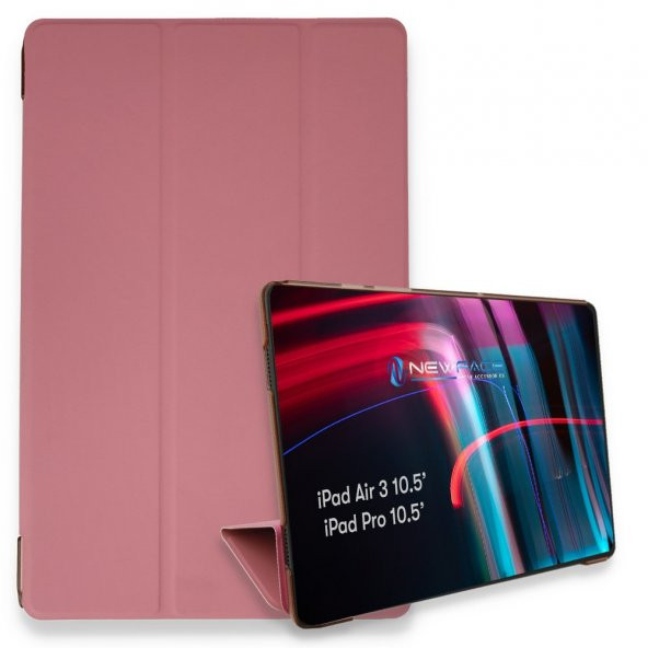 iPad Pro 10.5 Kılıf Tablet Smart Kılıf - Pembe - 1