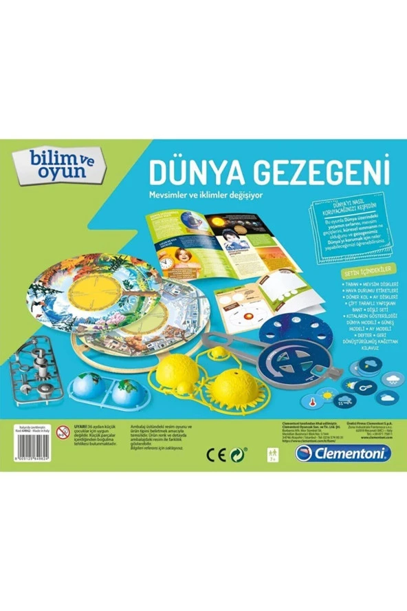 Clementoni Bilim Ve Oyun Dünya Gezegeni - Resim 3