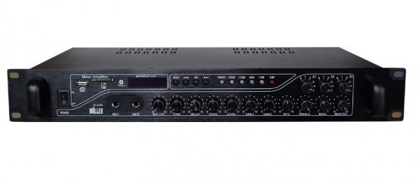 Wöller W-3300 300 Watt 3 Bölge Hat Trafolu Mikser Amplifikatör