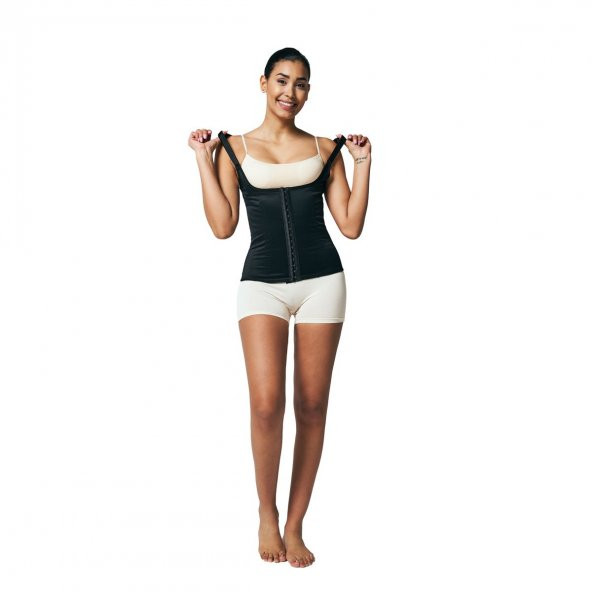 Fit Time Agraflı Askılı Korse Siyah