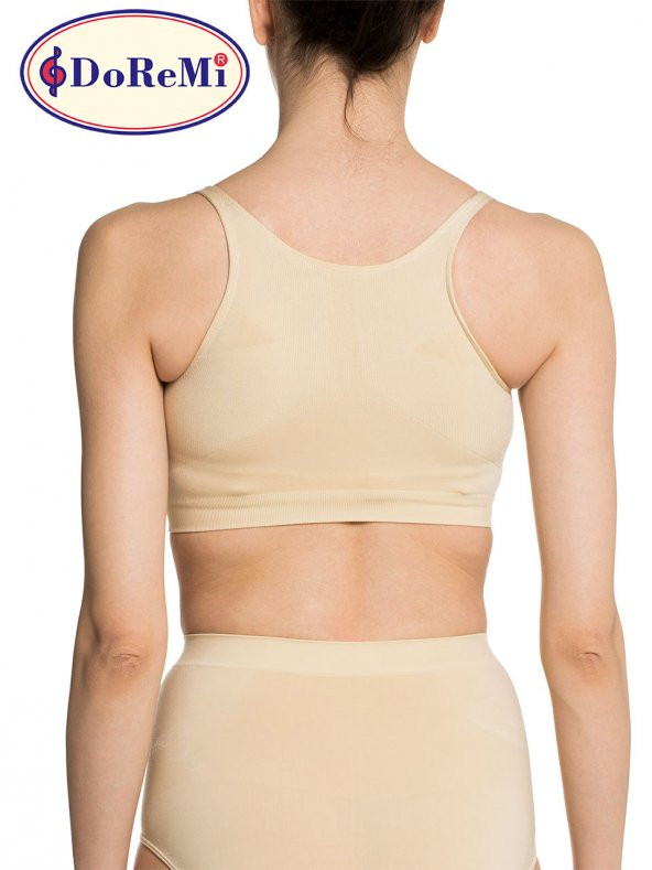 Compression Toparlayıcı Dikişsiz Korse Büstiyer - Resim 3