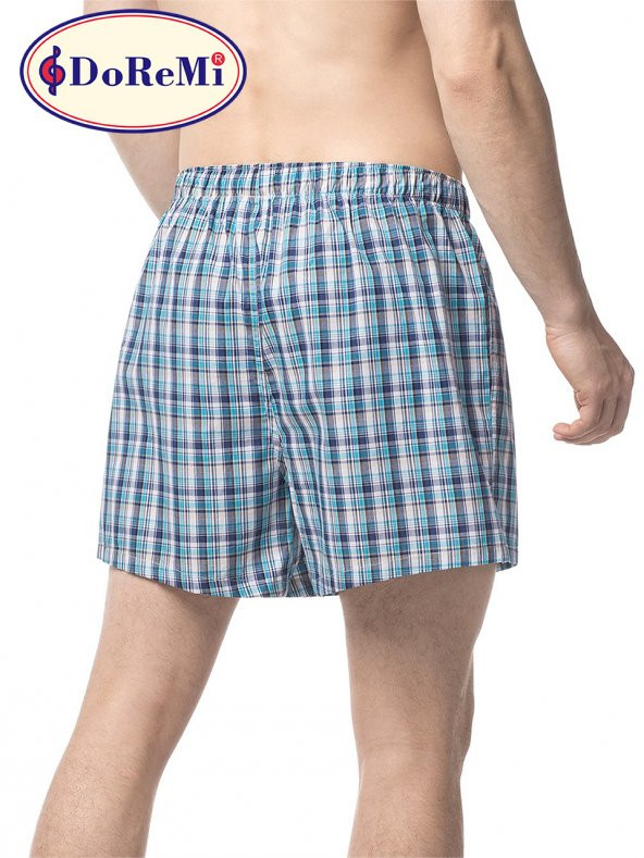 Büyük Beden – Rahat Kalıp Pamuklu Klasik Erkek Poplin Boxer - 2