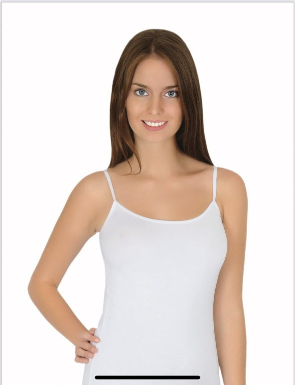 Bayan İnce Askılı Ribana Atlet 6lı paket - Resim 3