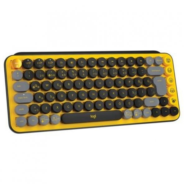 Logitech Pop Keys Klavye Sarı Siyah - 3