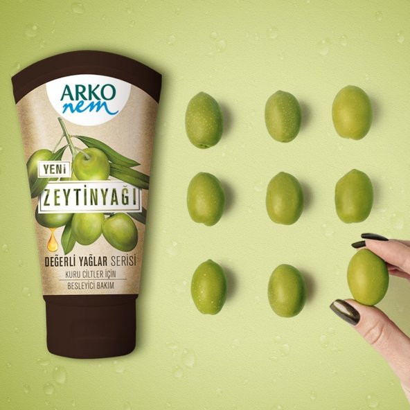 Arko Nem Değerli Yağlar Zeytinyağlı Nemlendirici Krem 3x60ml - 2