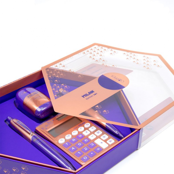 MILAN 8740 COPPER ALTIGEN MOR HEDİYE  SET  1 - 3