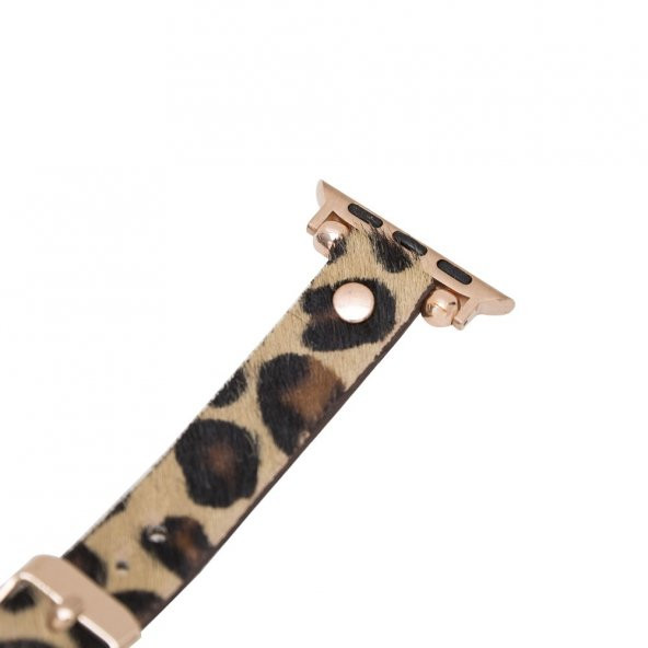 Bouletta Apple Watch Uyumlu Deri Kordon 38-40-41mm Ferro LEO1N - 9