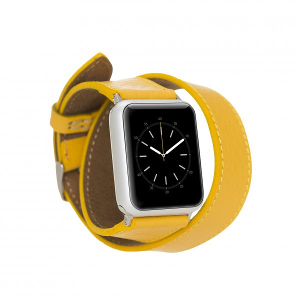 Bouletta Apple Watch Uyumlu Deri Kordon 42-44-45mm DT FL12