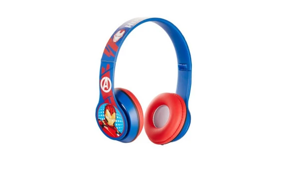 Bluetooth Kulaklık Marvel Avengers Yenilmezler Mikrofonlu Kablosuz Çocuk Kulaklığı Lisanslı MV-2004-AVV