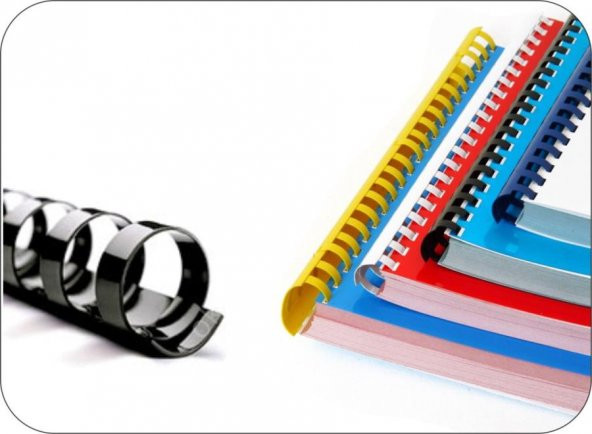 Mapibind 45mm Plastik Spiral lacivert50 Adet - 2