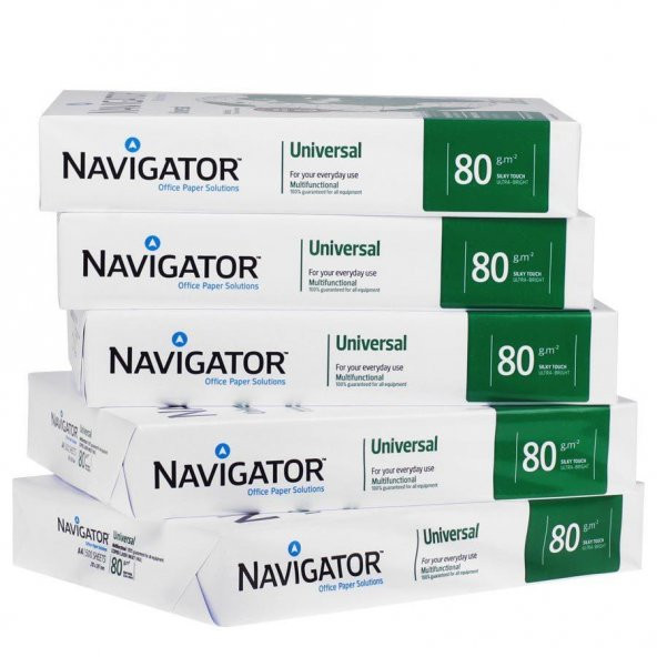 Navigator A4 Fotokopi Kağıdı 80Gr 1 Koli 5 Paket (2500 Sayfa) - 3