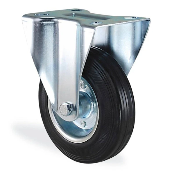 Kama Tablalı 125x37,5 mm Teker Poliamid Burçlu Ağır Yük Tekeri - 4