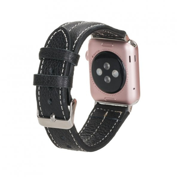 Bouletta Apple Watch Uyumlu Deri Kordon 42-44-45mm NM3 AS5