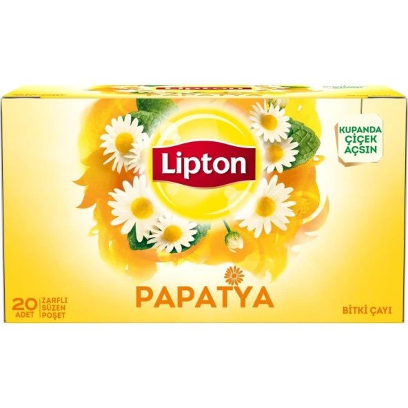 Lipton Bitki Çayı Papatya Bardak Poşet Çay 20'li