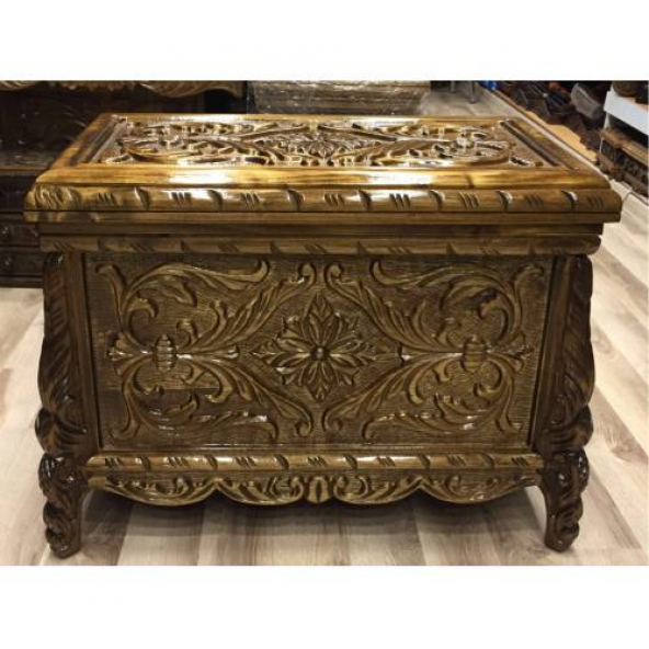 Çeyiz Sandığı Ceviz Ağır El Oyması +Hediyeli+Hızlı Kargo (496564675)