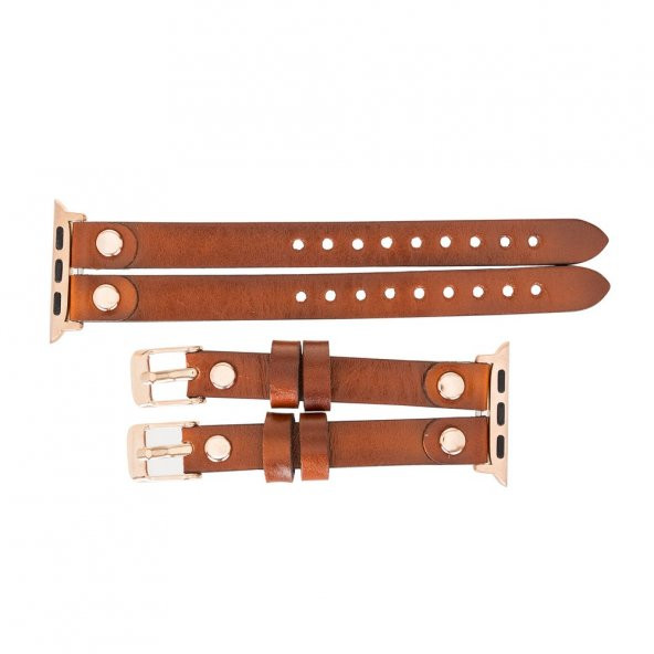 Bouletta Apple Watch Uyumlu Deri Kordon Ely Double Tour RST2EF - 4