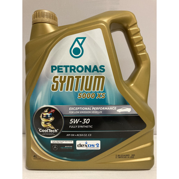 PETRONAS SYNTIUM 5000 XS 5W-30 4LT. MOTOR YAĞI (DPF'Lİ)