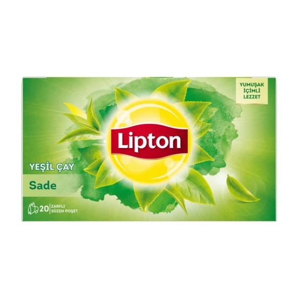 Lipton Bitki Çayı Yeşil Çay Bardak Poşet Çay 20'li