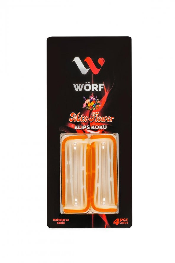 Wörf Oto Araç Kokusu Klips Oto Koku Mis Flower 4lü