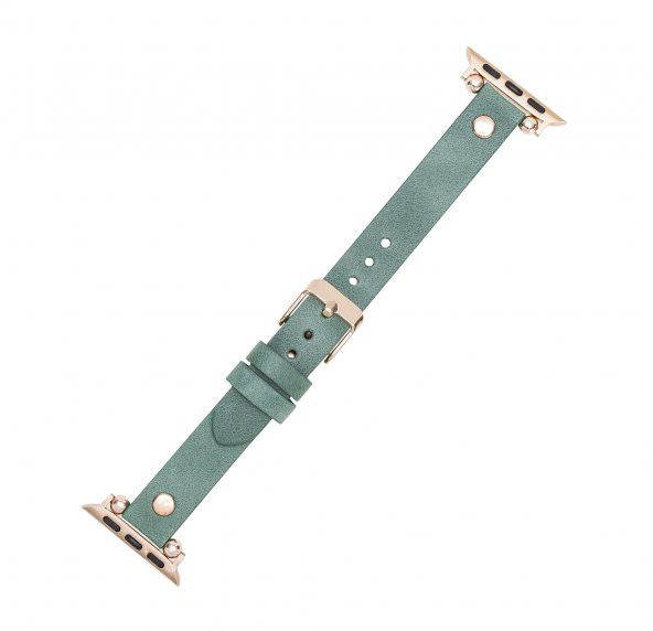 Bouletta Apple Watch Uyumlu Deri Kordon 42-44-45mm Ferro RT CZ12 - 4