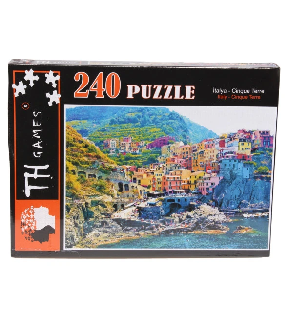 240 Parça Kutulu Puzzle - İtalya Manzarası!