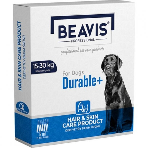 Beavis Durable+Dog Ense Damlası 15-30 Kg  5x1ml