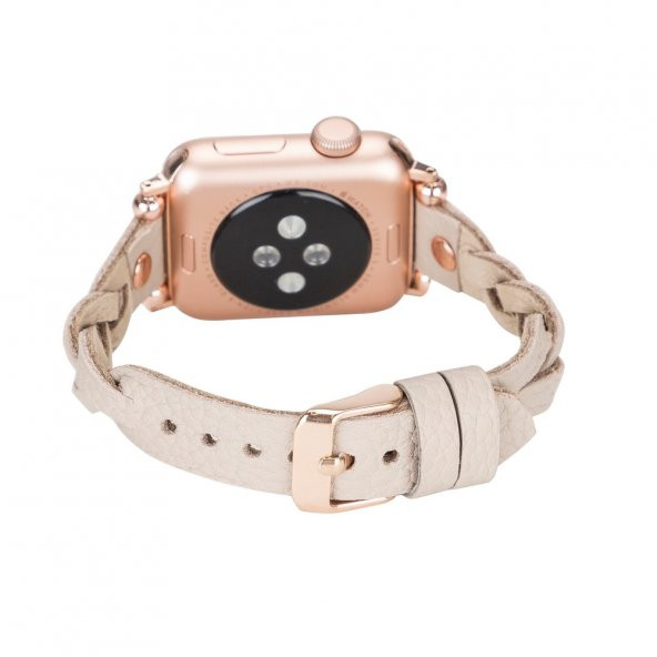 Bouletta Apple Watch Uyumlu Deri Kordon Wanda 38-40-41mm RT ERC3 - 3