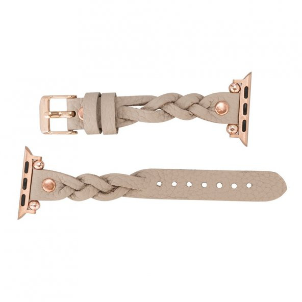 Bouletta Apple Watch Uyumlu Deri Kordon Wanda 38-40-41mm RT ERC3 - 5