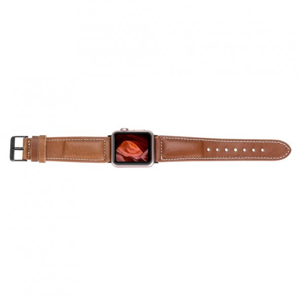 Bouletta Apple Watch Uyumlu Deri Kordon 42-44-45mm NM1 AS4 - 3