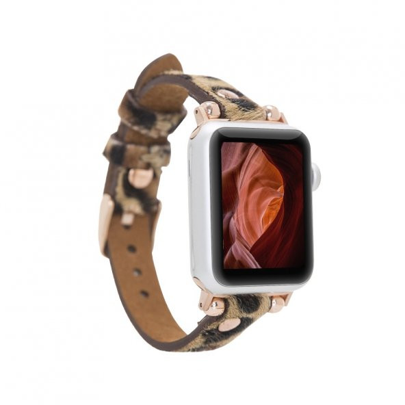 Bouletta Apple Watch Uyumlu Deri Kordon 38-40-41mm RT LEO1N - 2
