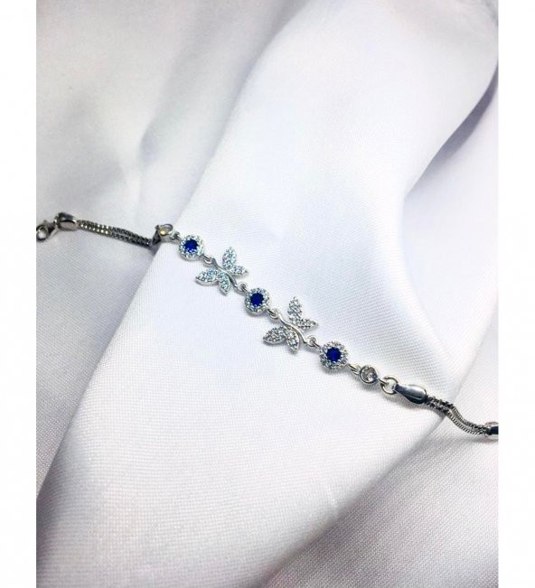 Kelebek Model Gümüş Bileklik Özel Gün Hediyesi ürün görseli 1