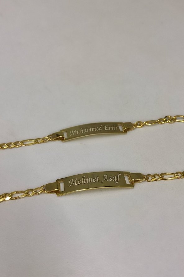 925 Ayar Gümüş Unisex Bebek ve Çocuk Hediyelik Künye - 2