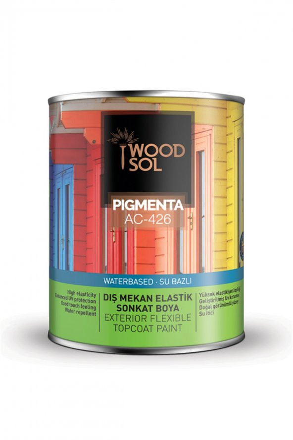 Woodsol Pigmenta Elastik Sonkat Ahşap Boya 0.75 l