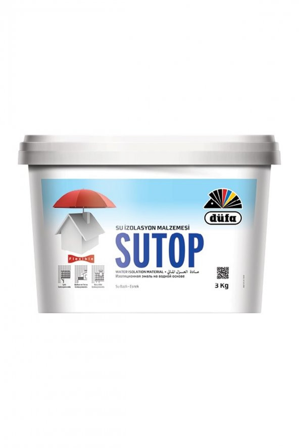 Düfa Sutop Su Kesici Boya Beyaz 3 kg