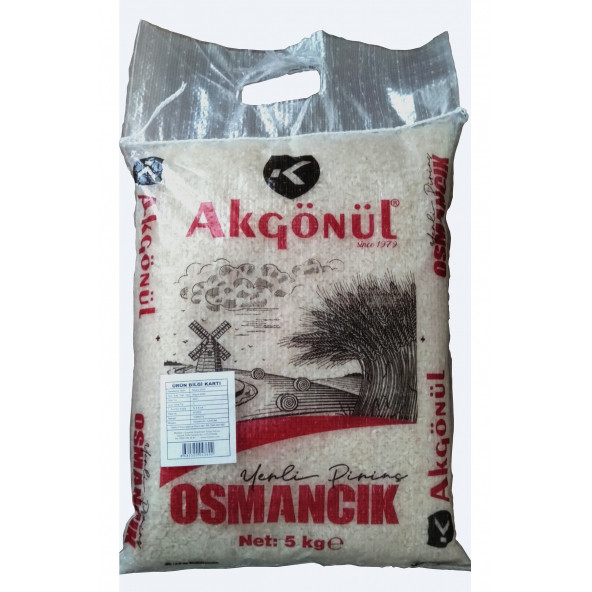 Akgönül Osmancık Pirinç 5 kg - Yeni Sezon - 4