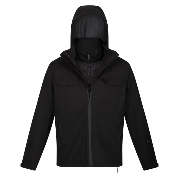 Regatta Shrigley III 3in1 Erkek Mont-SİYAH ürün görseli