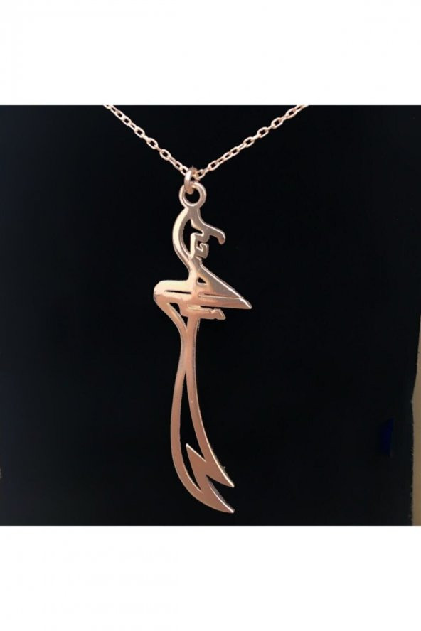 Unisex Gümüş Hz.Ali Kılıcı Zülfikar Kolyesi ürün görseli 1