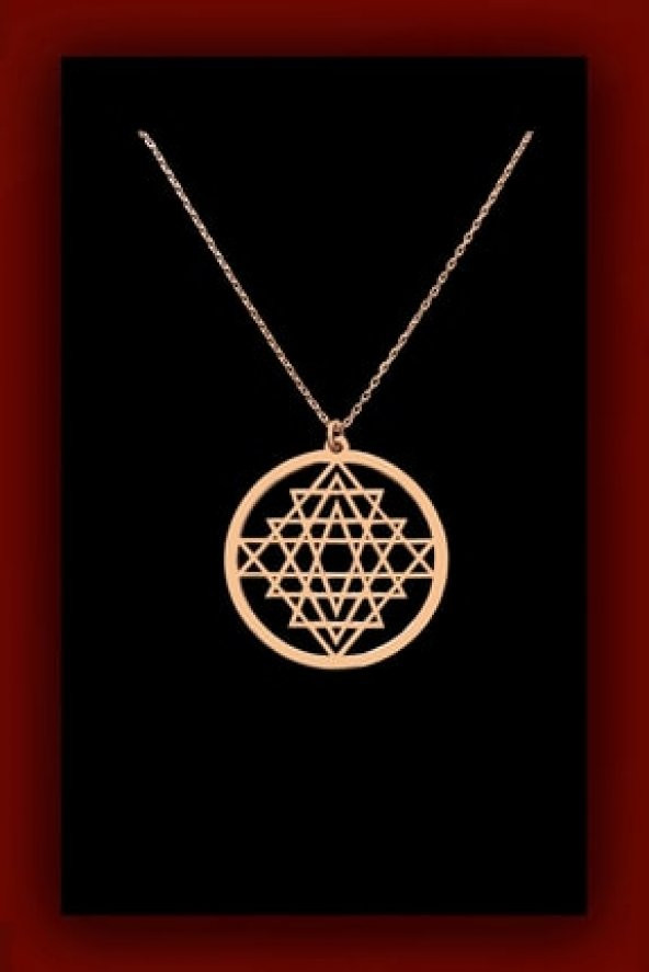 Sri Yantra Kadın Gümüş Kolye