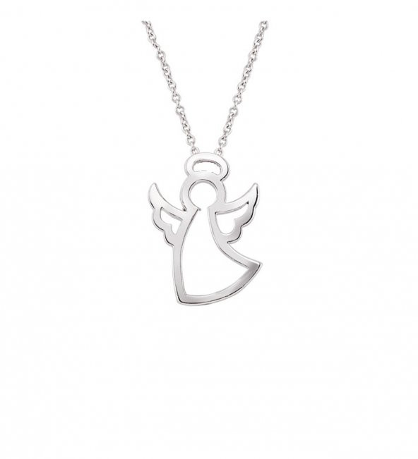 Melek Gümüş Model Kolye Özel Gün Hediyesi