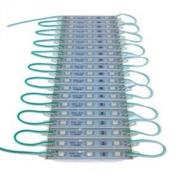 LED-Modül 5050 smd ledli 3lü YEŞİL 0,72W 12V DC - 1