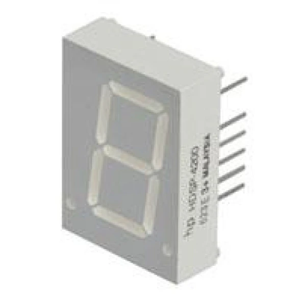 LED Display 7-Segment Yellow 0.80 Inch Common Anode ürün görseli